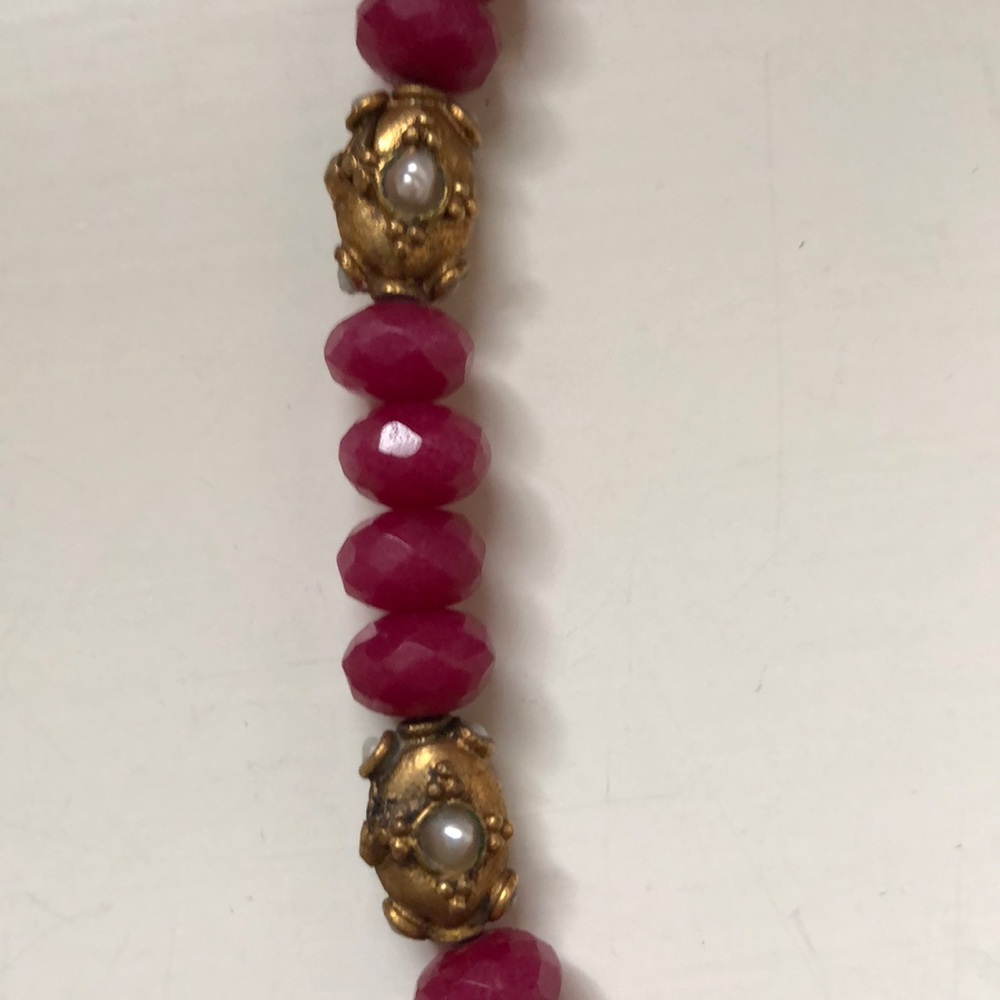 Ruby Rough Cut Necklace - image 3